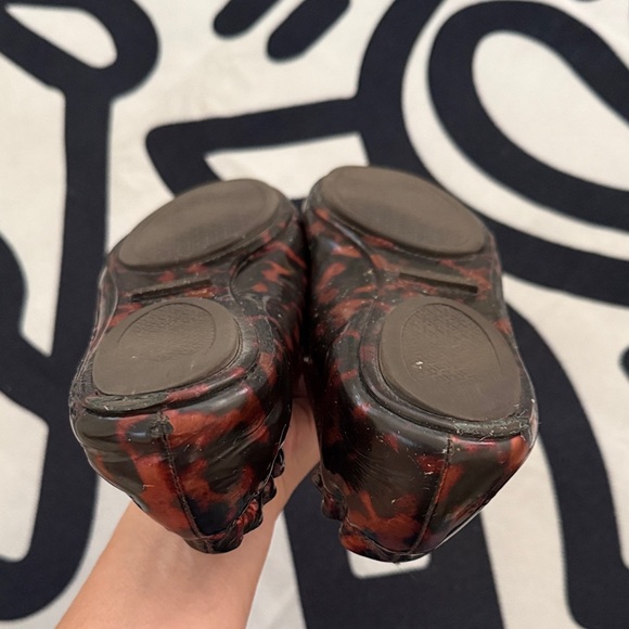 Tory Burch Minnie travel ballet flats size 9.5 Tortoise - Picture 6 of 10